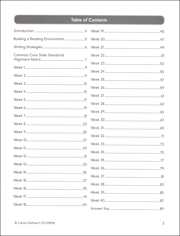 common core language arts 4 today grade 1 carson dellosa