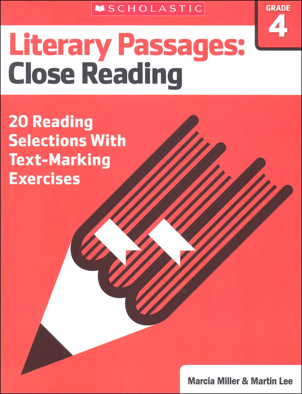 Literary Passages Close Reading Grade 4 Scholastic 9780545793872 Literary Passages Close Reading Grade 4 Scholastic 9780545793872