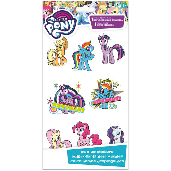 My Little Pony Pop Up Stickers (4x8)