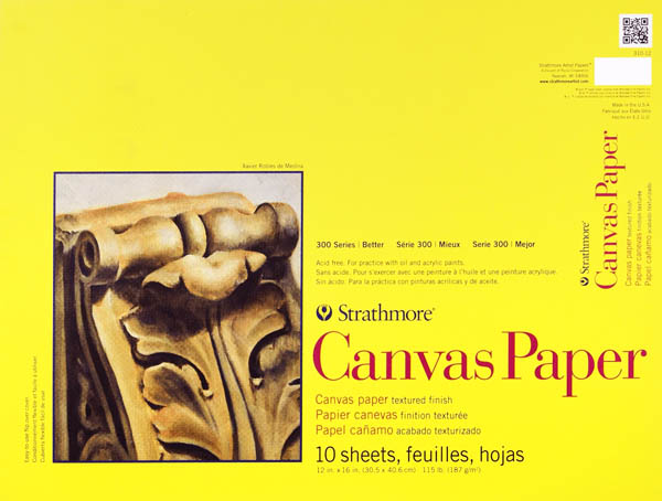 Strathmore Canvas Paper Pad (12" x 16")