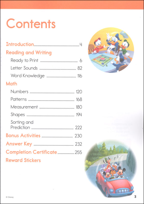 Magical Adventures in Preschool (Disney Learning Workbook) | Carson ...