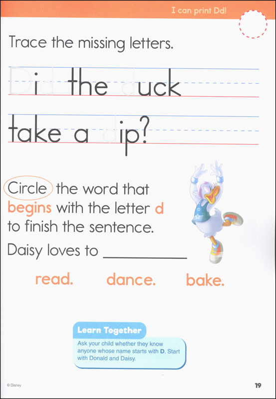 Magical Adventures in Preschool (Disney Learning Workbook) | Carson ...