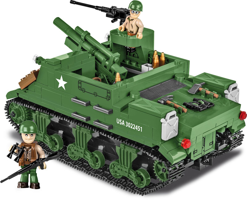 105 Mm Howitzer Motor Carriage M7 Priest 500 Pieces World War II 