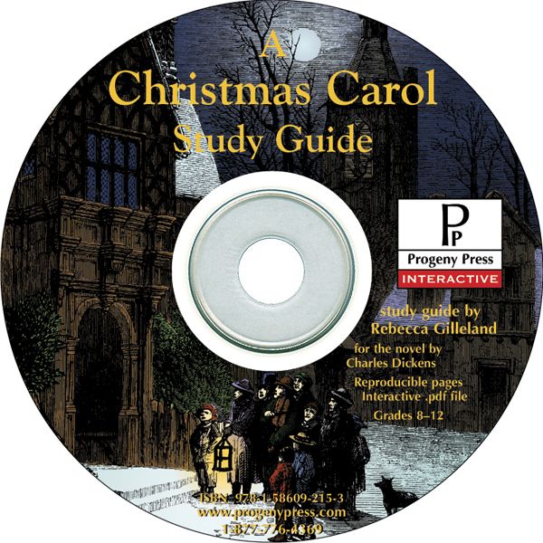 Christmas Carol Study Guide On CD Progeny Press 9781586096168