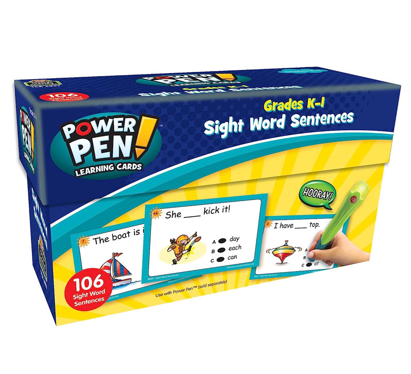 Power Pen Learning Cards: Sight Word Sentences