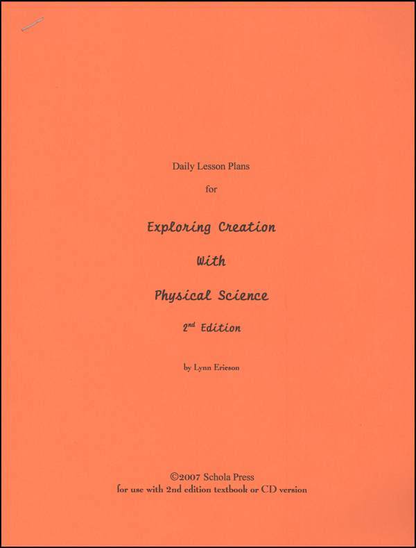 Daily Lesson Plans for Exploring Creation with Physical Science (2nd Edition)