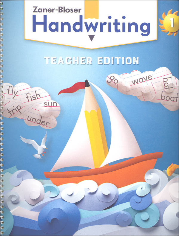 ZanerBloser Handwriting Grade 1 Home School Bundle Student Edition/Teacher Edition (2020