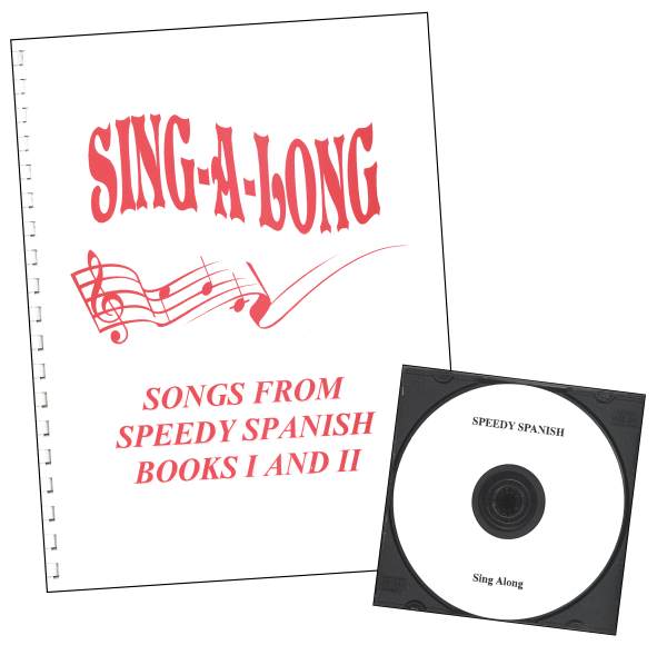 Speedy Spanish 1 & 2 Sing-a-long Book with CD