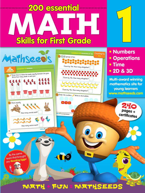 Mathseeds Math Workbook Grade 1