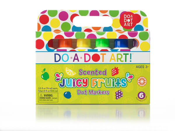 Do-A-Dot Juicy Fruit Scented Markers - Washable (6-pack)