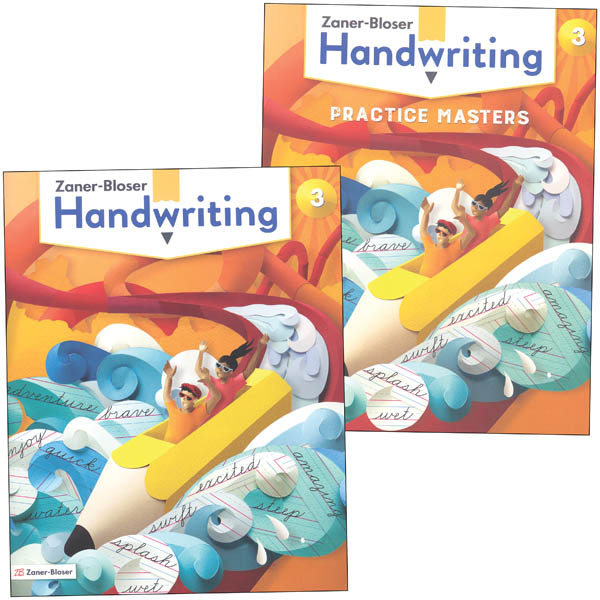 Zaner-Bloser Handwriting Grade 3 Homeschool Bundle - Student Edition ...