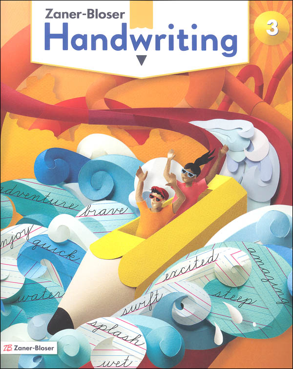 Zaner Bloser Handwriting Grade 3 Homeschool Bundle Student Edition 