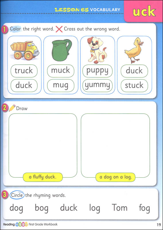 Reading Eggs Reading Workbook Grade 1 Blake eLearning 9781742153421