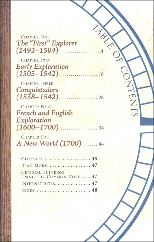 Chronology Of North American Exploration (Discovering The New World ...