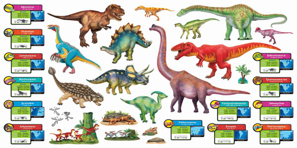 Discovering Dinosaurs Bulletin Board Set