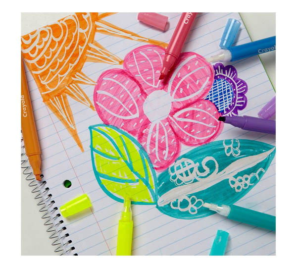 Unlock Your Inner Artist: Drawing Adventures with Crayola Erasable Highlighters!