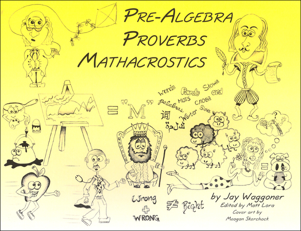 Pre-Algebra Proverbs Mathacrostics