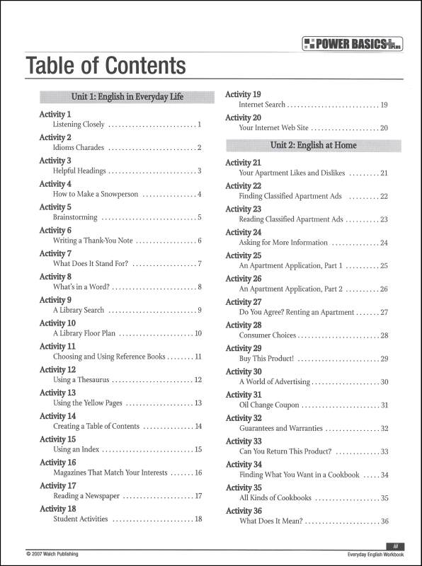 Everyday English Student Book & Answer Key Walch