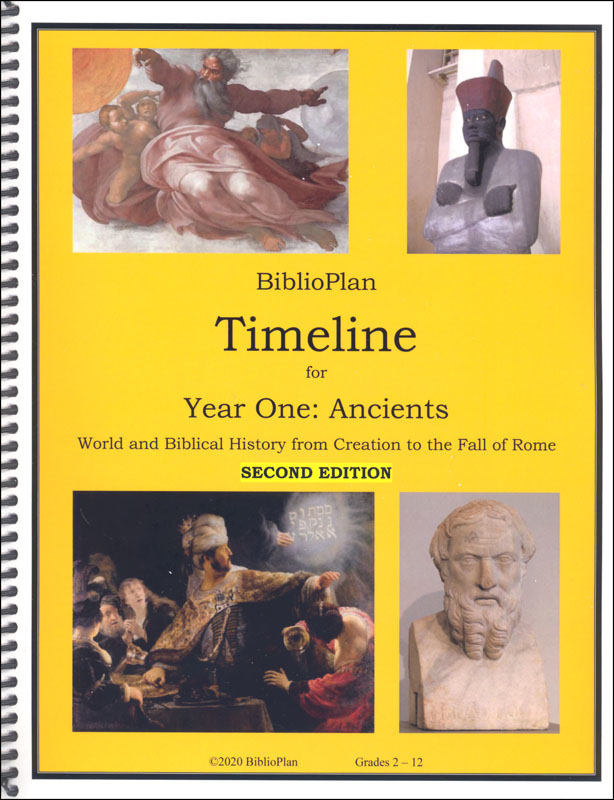 BiblioPlan Ancient History Timeline & Timeline Figures, 2nd Edition