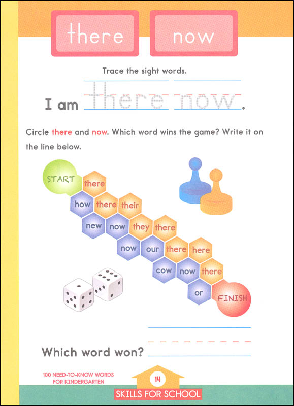 100 Need-to-Know Words for Kindergarten (Skills for School) | Brighter ...