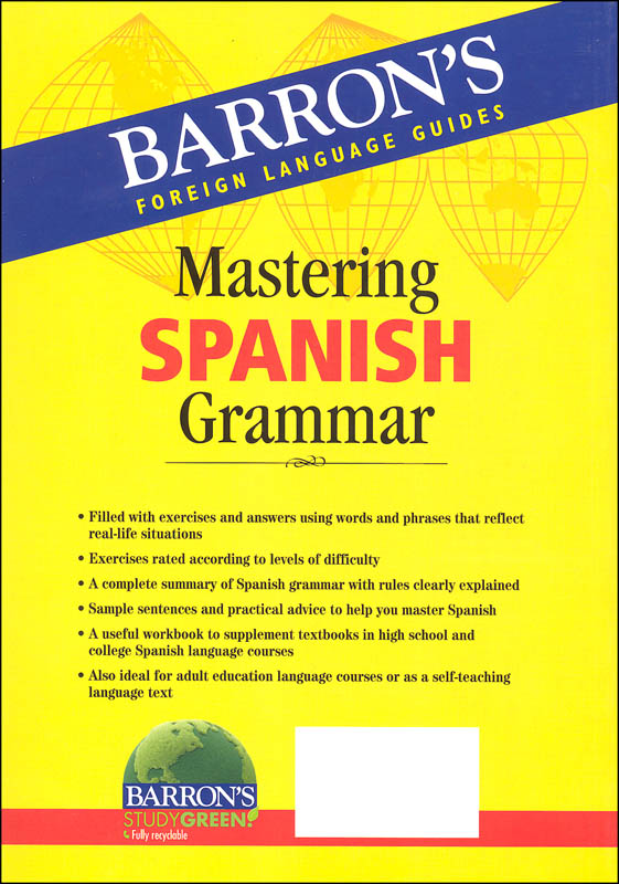 Mastering Spanish Grammar | Barron's Educational Series | 9780764136573