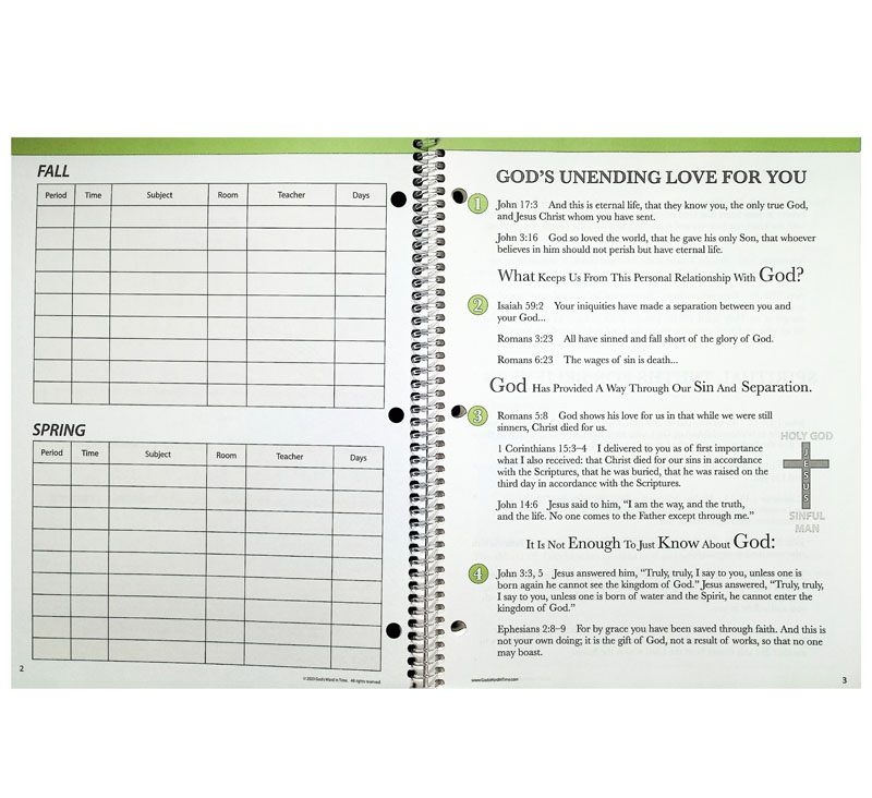 Student Scripture Planner ESV Large Elementary August 2023 July 2024