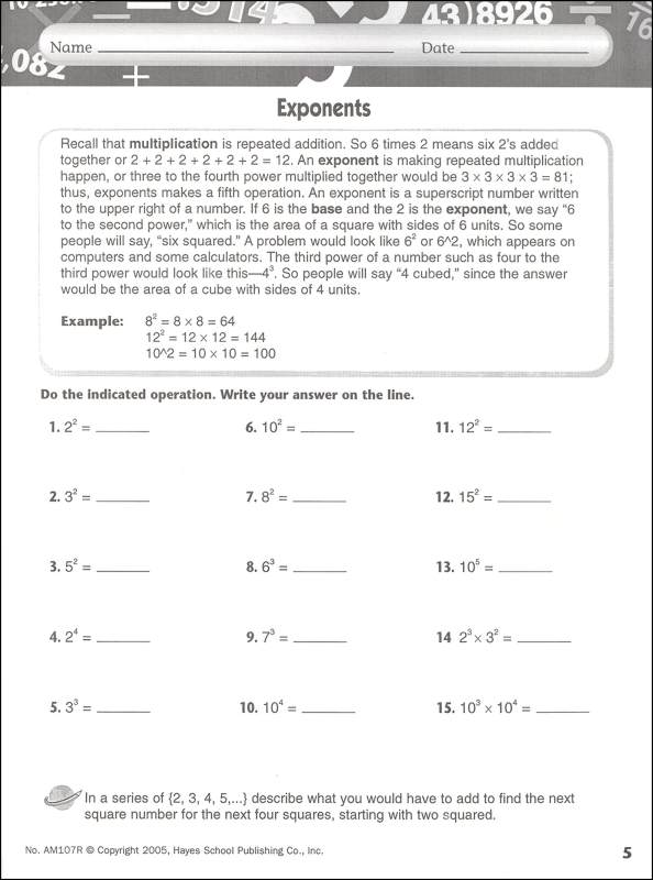 Mastering the Standards: Mathematics - Pre-Algebra | Hayes | 9781557675644