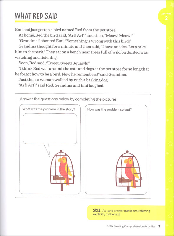 Big Book of Reading Comprehension Activities Grade 3 | Zephyros Press