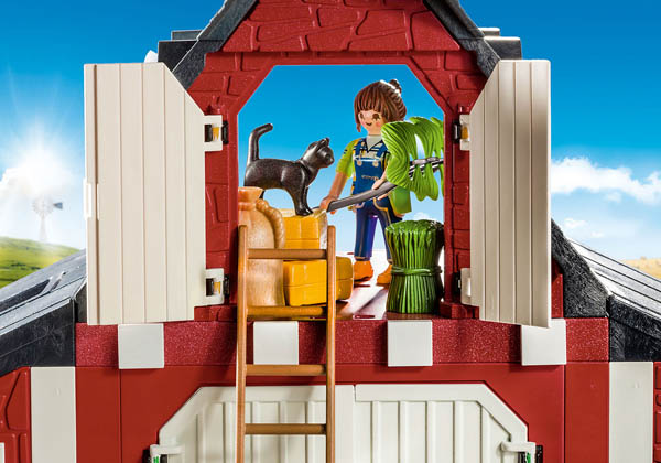 playmobil country barn with silo