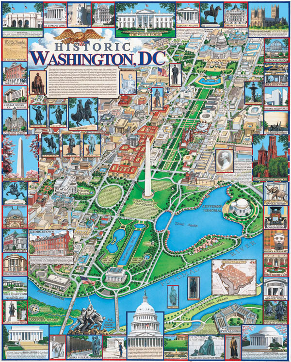 Washington, DC Puzzle (1000 pieces)