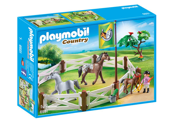 Jurassic Park temperature Cater Horse Paddock (Horse Farm) | Playmobil 