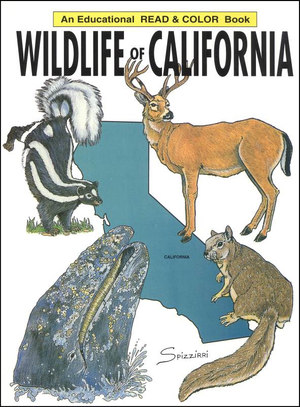 Wildlife of California Coloring Book