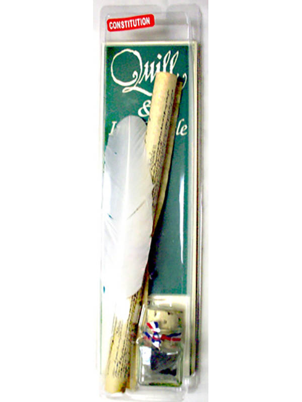 Constitution Quill & Ink Bottle with Document Set