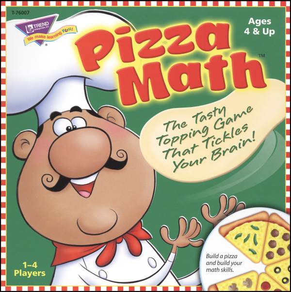 Pizza Math Tasty Topping Game | Trend Enterprises | 9781587921445