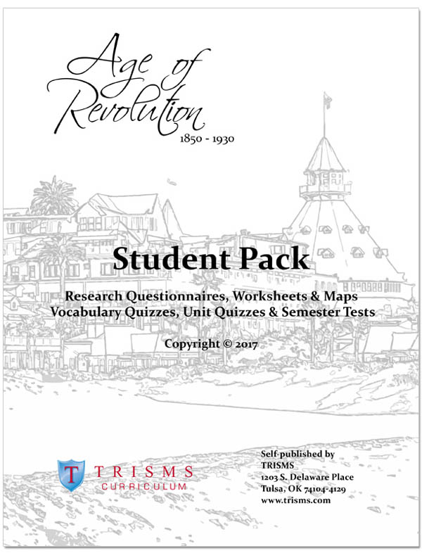 Age of Revolution (1850 - 1930) Student Pack 2017 Edition