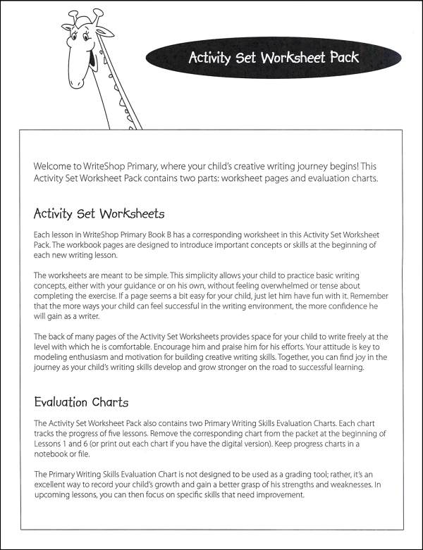 WriteShop Primary Book B Activity Set Worksheet Pack | WriteShop ...