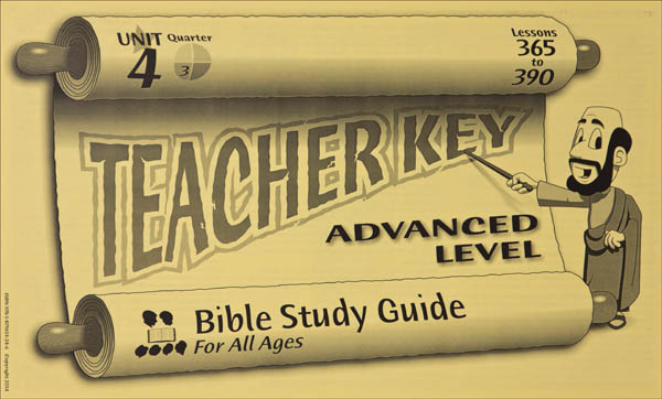 Advanced Teacher Key for Lessons 365-390
