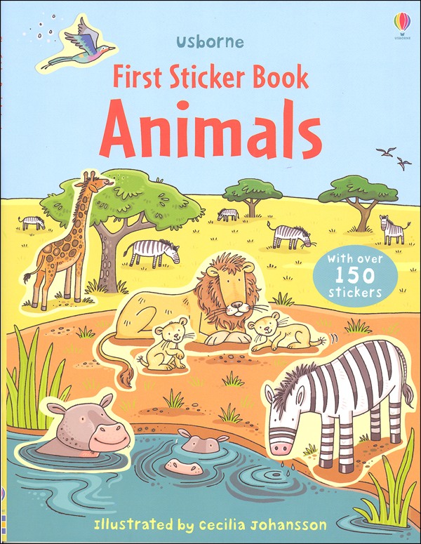 First Sticker Book Animals (Usborne) Usborne 9780794536817