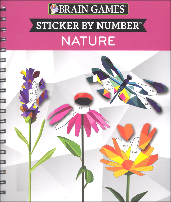 Sticker by Number - Nature (Brain Games) 156 pages | Publications ...