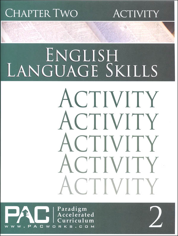 English I: Language Skills Chapter 2 Activities