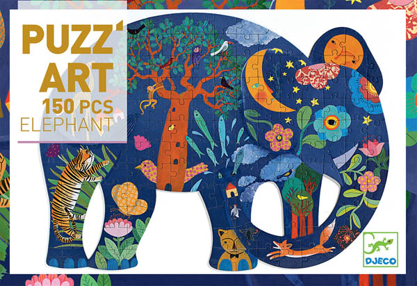 Elephant Puzz' Art Puzzle (150 Pieces)