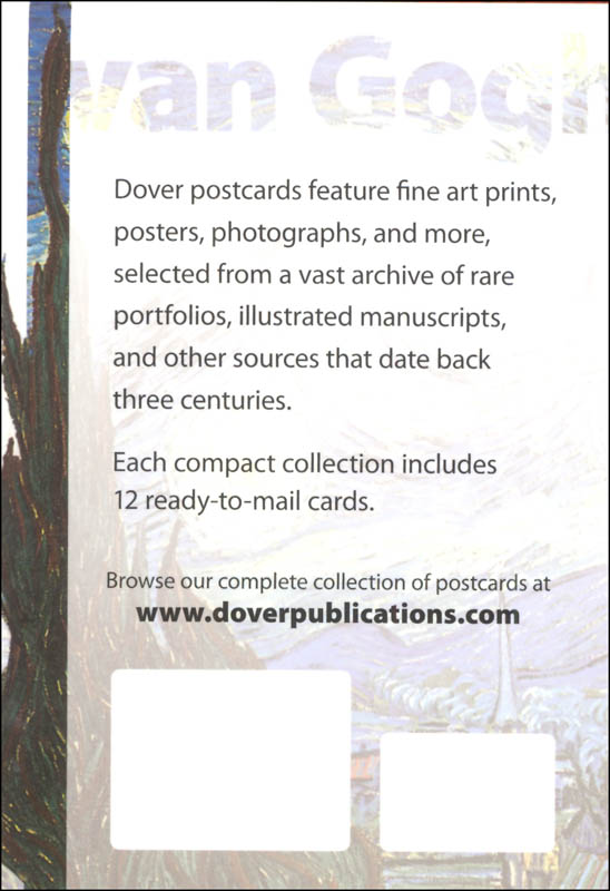 Van Gogh Postcards (PadFormat Postcards) Dover Publications