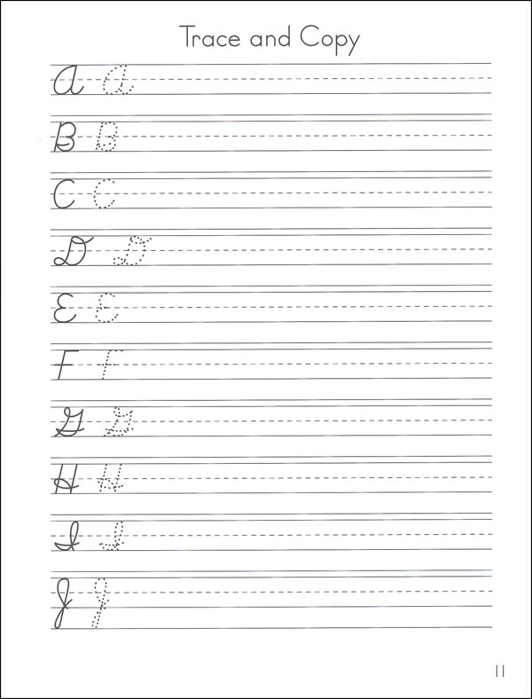 Cursive Handwriting Practice 90B