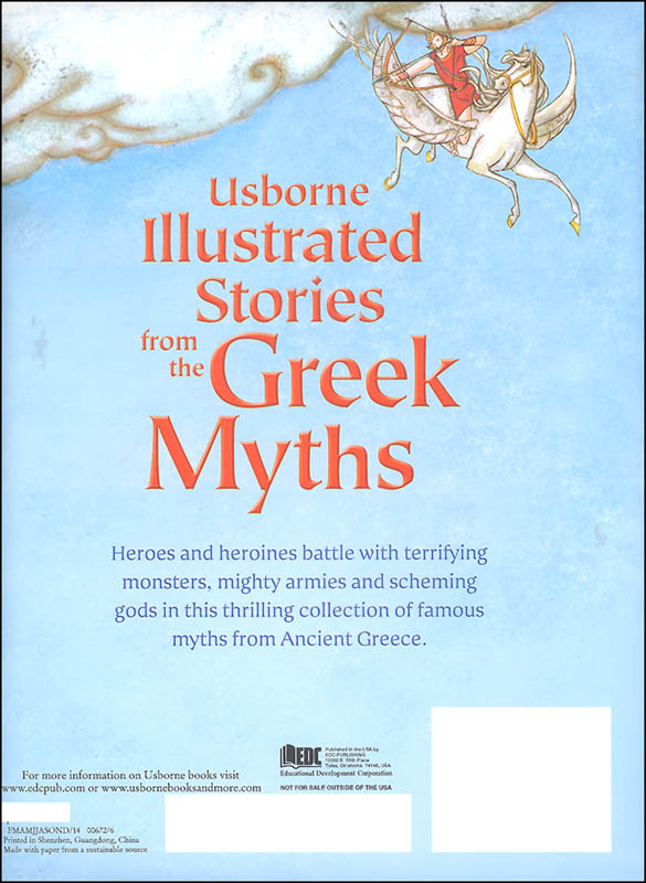 Illustrated Stories from the Greek Myths (Usborne) EDC / Usborne 9780794532376