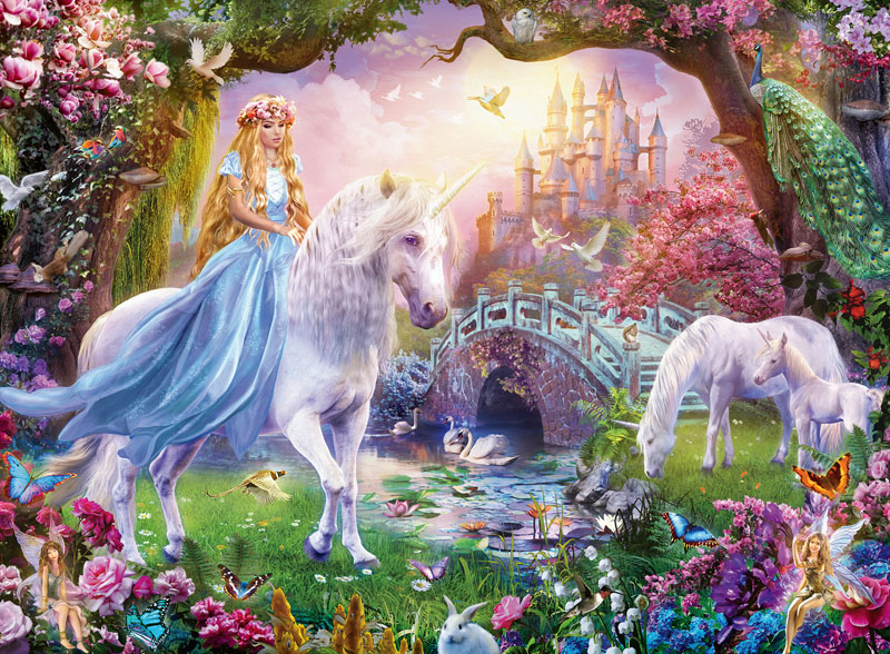 unicorn magic childrens puzzle 100 piece ravensburger