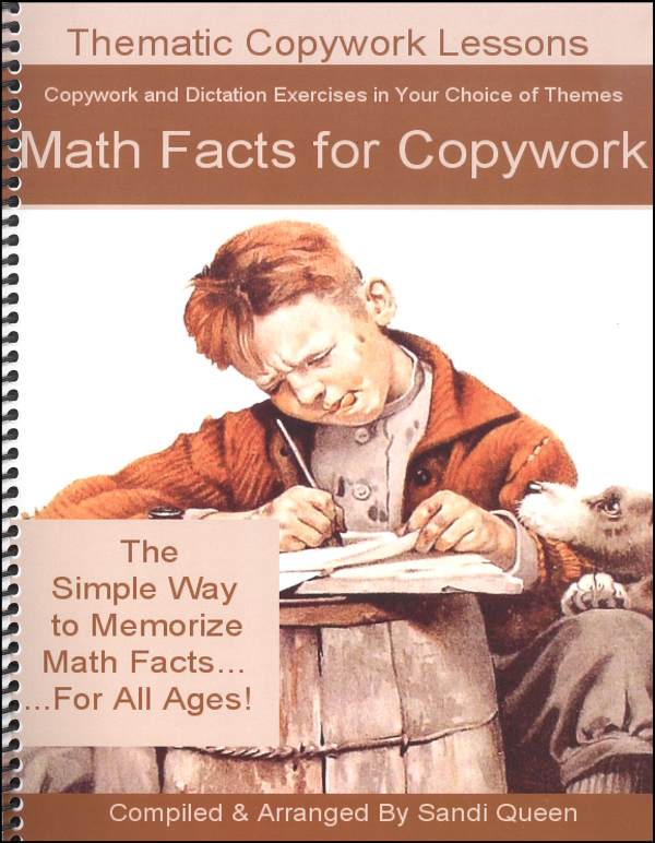 Copywork Math Facts