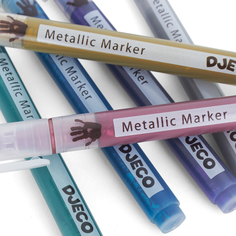 Metallic Markers (Pack of 6) | Djeco