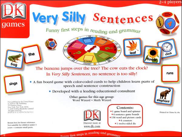Very Silly Sentences Game | Dorling Kindersley | 9780756637477