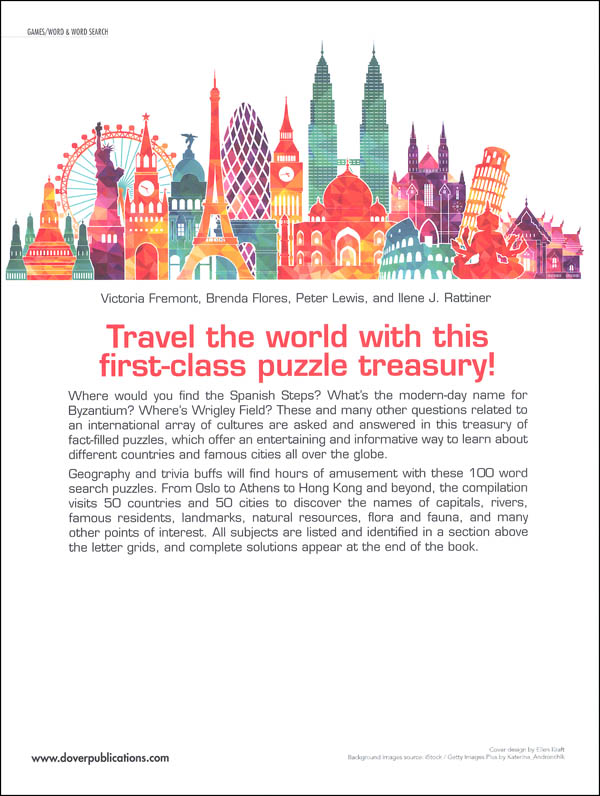 Around the World Word Search Puzzles | Dover Publications | 9780486824031