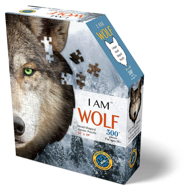 I AM Wolf Mini Puzzle 300 Pieces Madd Capp Mini Puzzles Madd Capp 